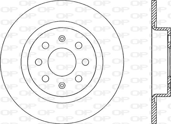 OPEN PARTS Тормозной диск BDR2249.10